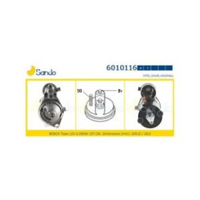 Motorino Avviamento Opel Astra G Vectra Zafira a 2,0 2,2 DTI