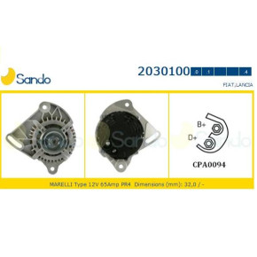 Alternatore Fiat Doblo Palio Punto Lancia Y 1,1 1,2