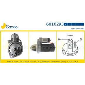 Motorino Avviamento Mercedes C/E 200 220 CDI Sprinter Viano Vito