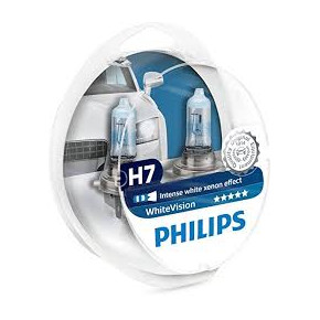 Kit Lampade (2 PEZZI) H7 White Vision Vision Philips + 150%